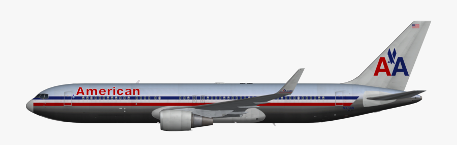 Clip Art American Airline Images - Airplane Gif American Airline, Transparent Clipart