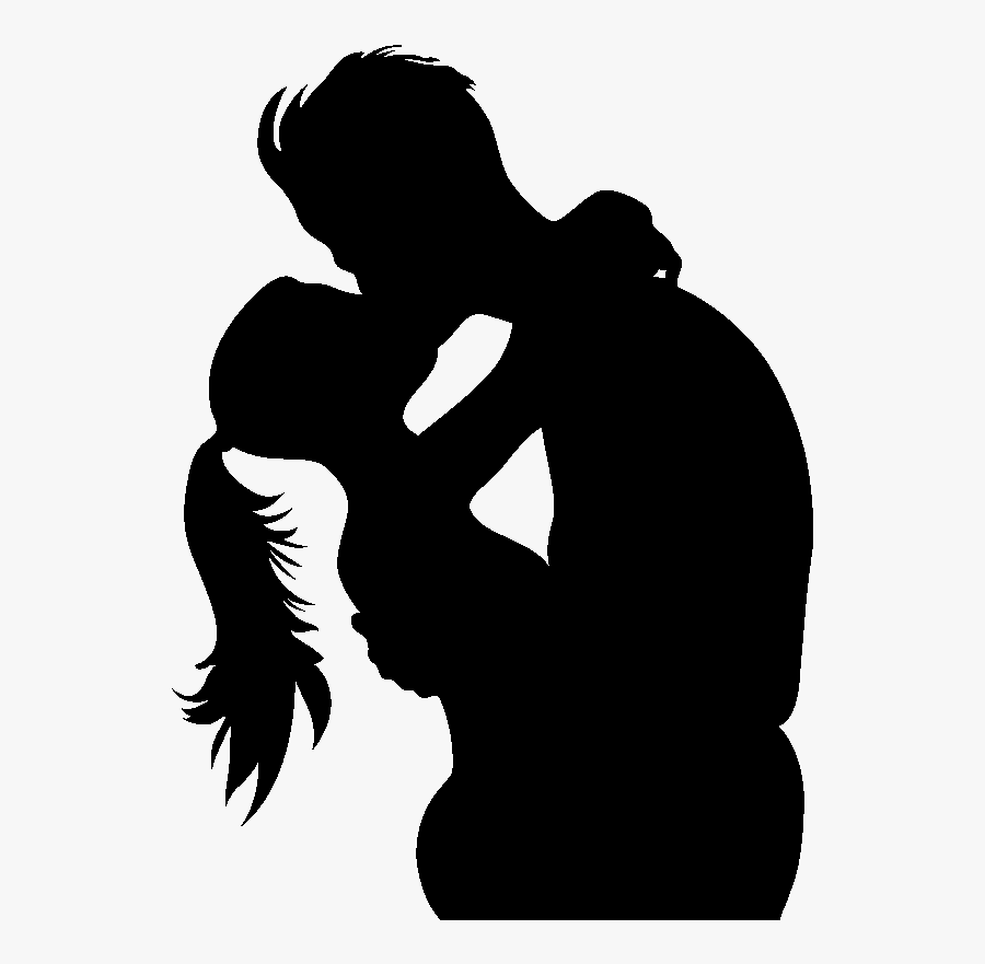 Love Kiss Intimate Relationship Romance - Kiss Couple Png Icon, Transparent Clipart