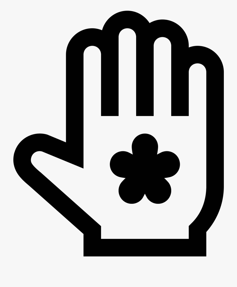 Gloves Clipart Gardening Glove - Hand Icon Transparent Background, Transparent Clipart