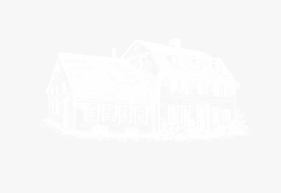 Drawing Farmhouse Tree - House, Transparent Clipart