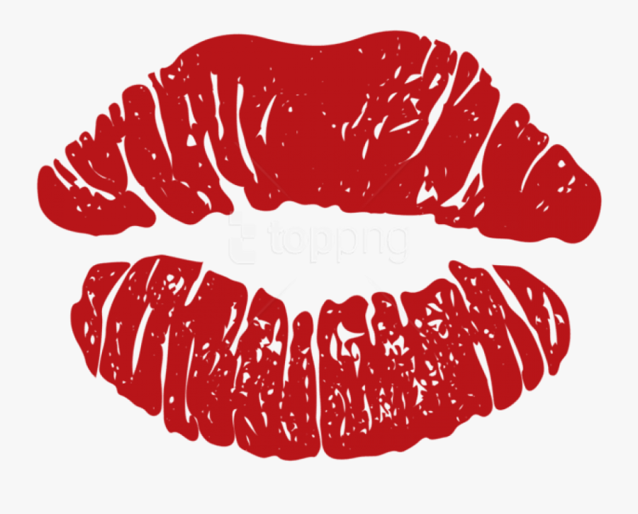Kiss Print Png - Png Transparent Lips Png Kiss, Transparent Clipart