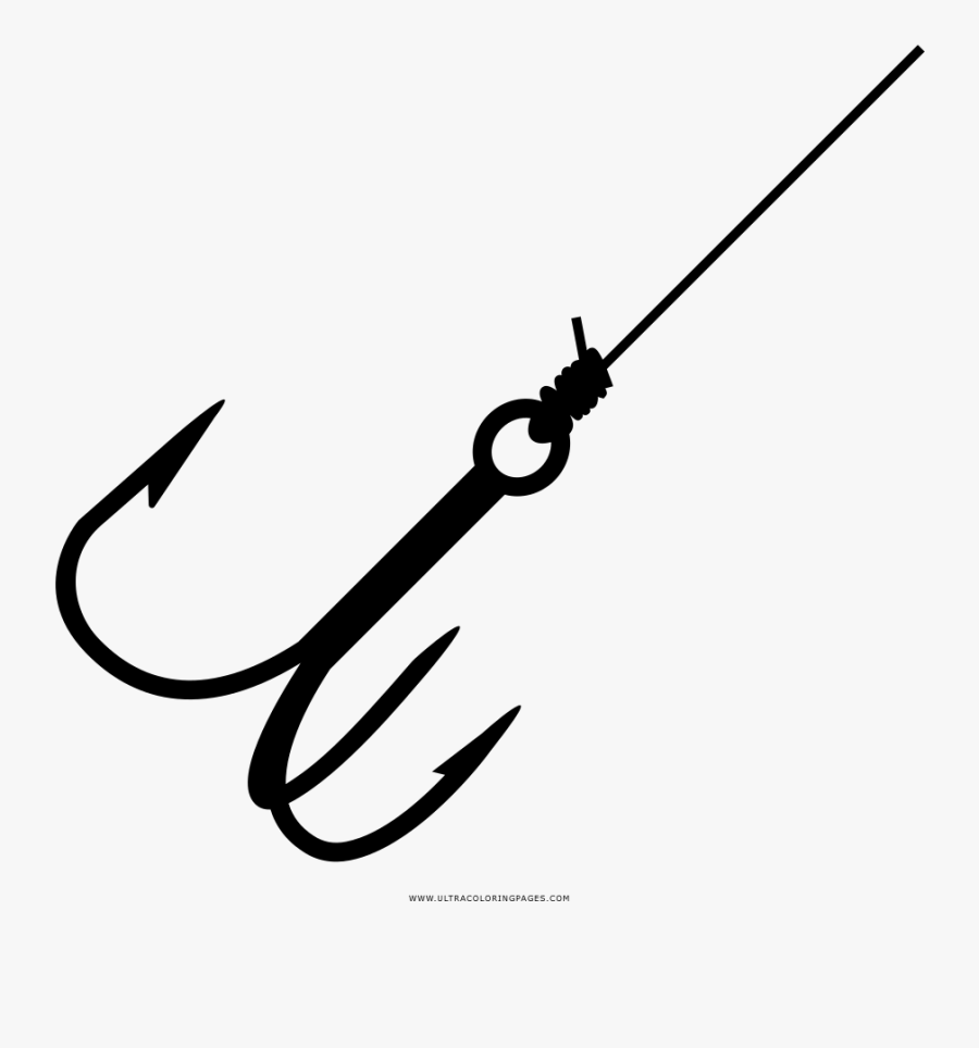 Transparent Fishing Hook Png - Fishing Hook And Line Png, Transparent Clipart