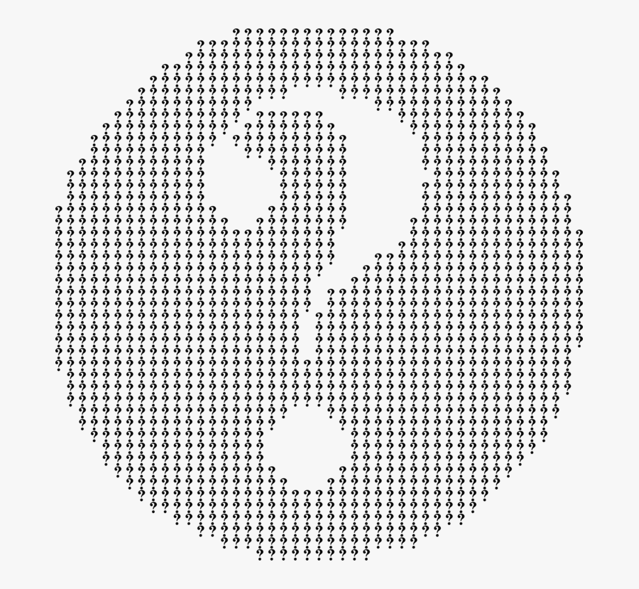 Circle,line,question Mark - Circle, Transparent Clipart