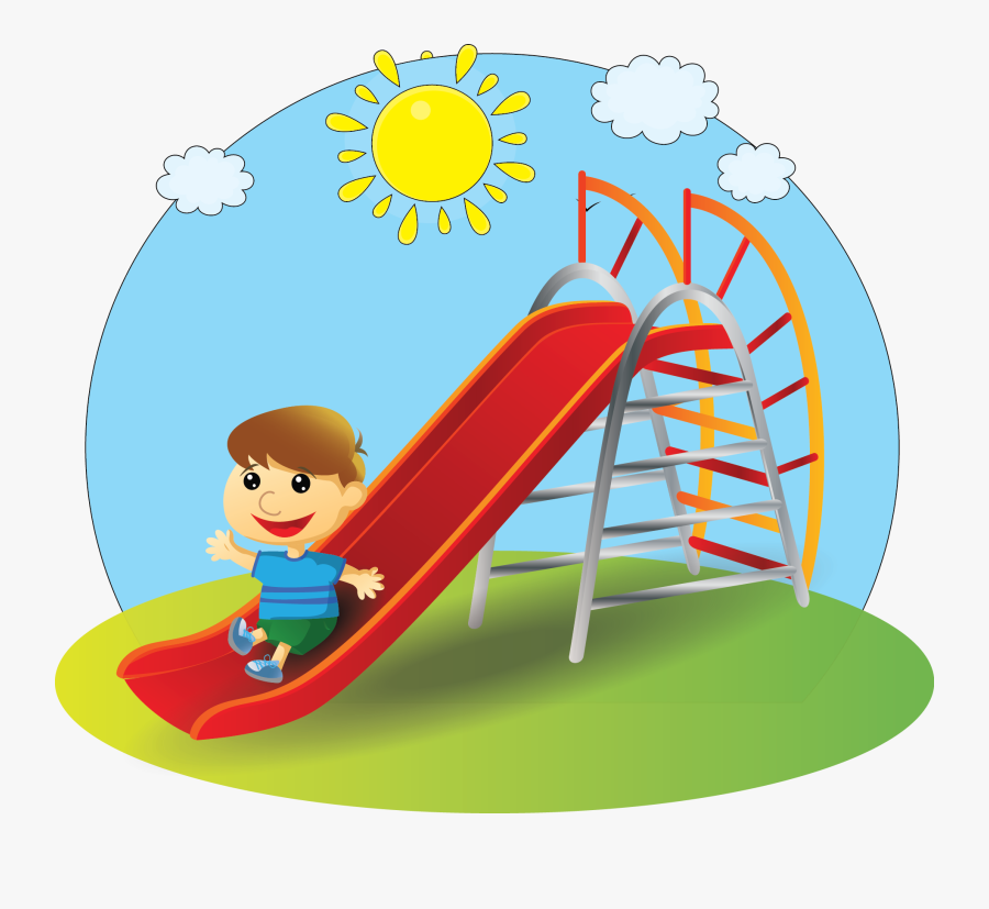 Svg Free Stock Clubhouse Clipart Kid Playground - Desenho Escorregador Infantil, Transparent Clipart