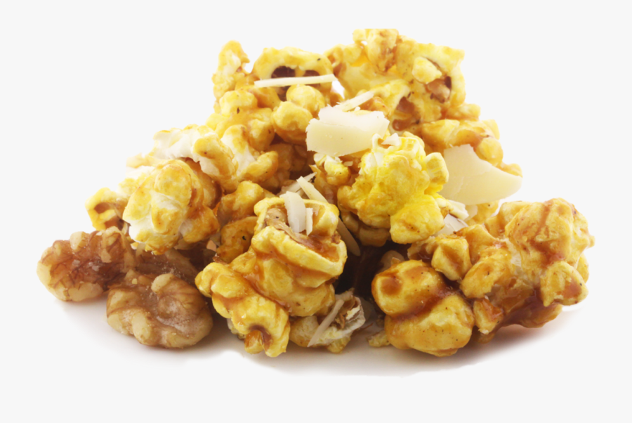 Walnuts And Almonds Caramel Popcorn - Caramel Popcorn Transparent, Transparent Clipart