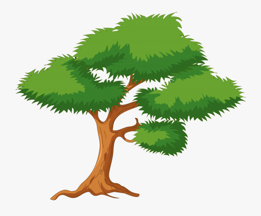 Tree Clipart Cartoon Download - Transparent Background Cartoon Tree Png, Transparent Clipart