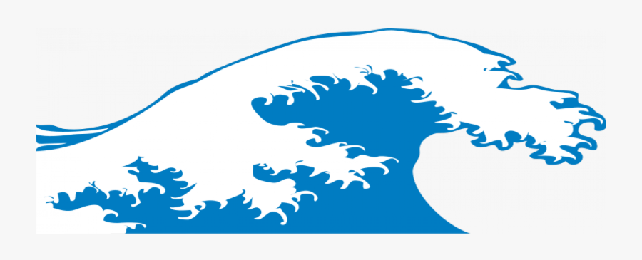 Wavy Vector Graphics - Crashing Wave Clipart, Transparent Clipart