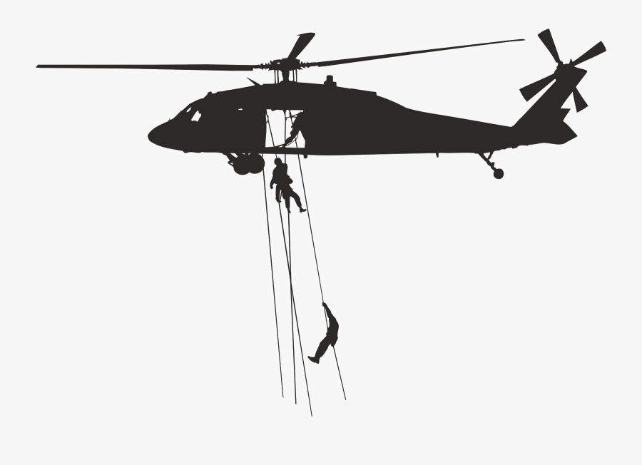Sikorsky Uh-60 Black Hawk Helicopter United States - Blackhawk Moving, Transparent Clipart