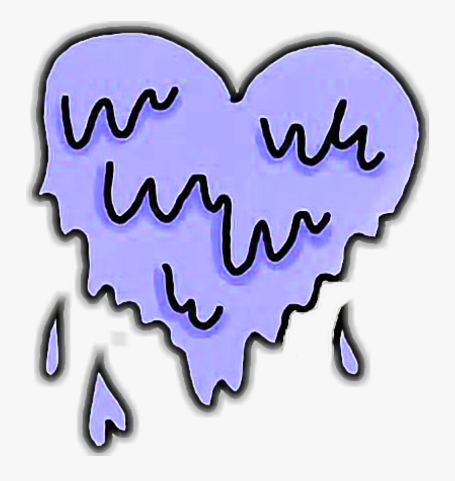 Melting Heart Png, Transparent Clipart