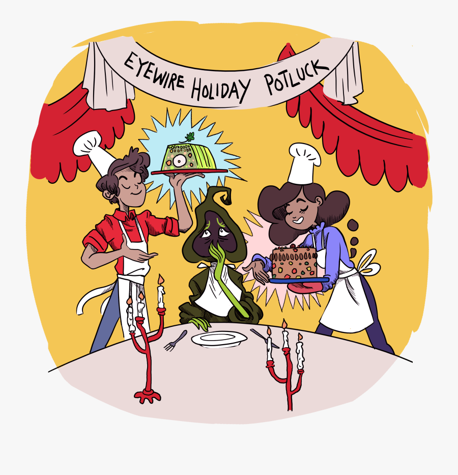 Eyewire, Versus, Citizen-science, Grinch, Grimch, Fruitcake, - Cartoon, Transparent Clipart