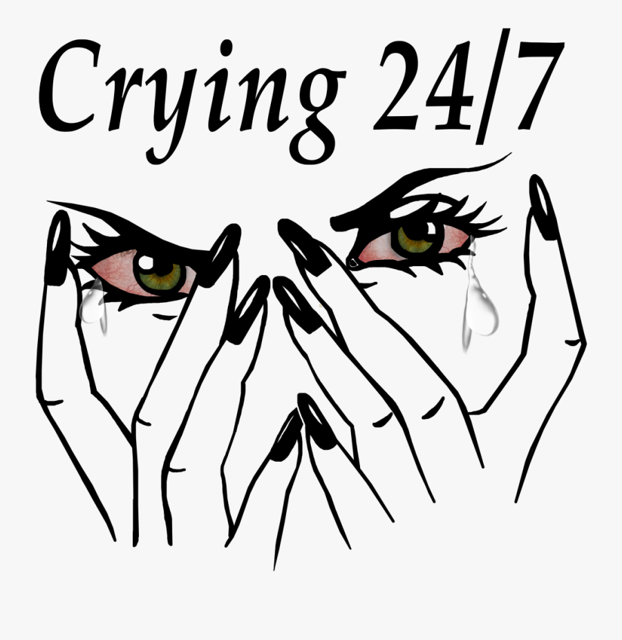 Transparent Falling Money Background Png - Pop Art Crying Eyes, Transparent Clipart