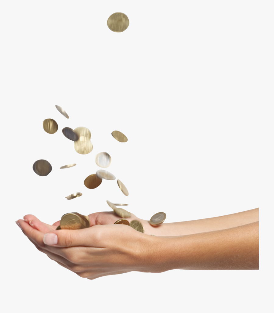 Best Free Falling Money Icon Clipart - Money In Hand .png, Transparent Clipart