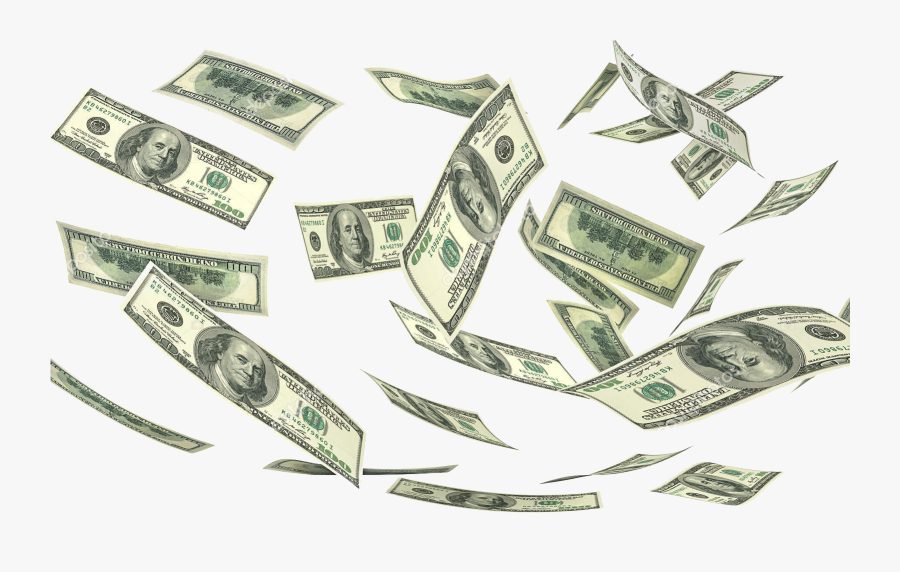Falling Money Transparent Png - Money Falling Transparent Background