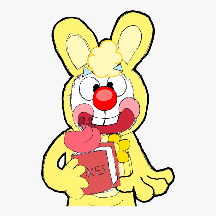 Cuddles As A Clown By Aygodeviant-d5vekh4 Clipart , - Cartoon, Transparent Clipart