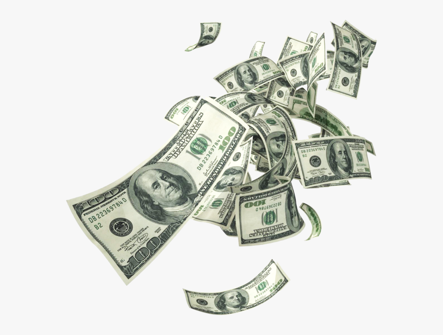 New Falling Psd Official - Money Floating, Transparent Clipart