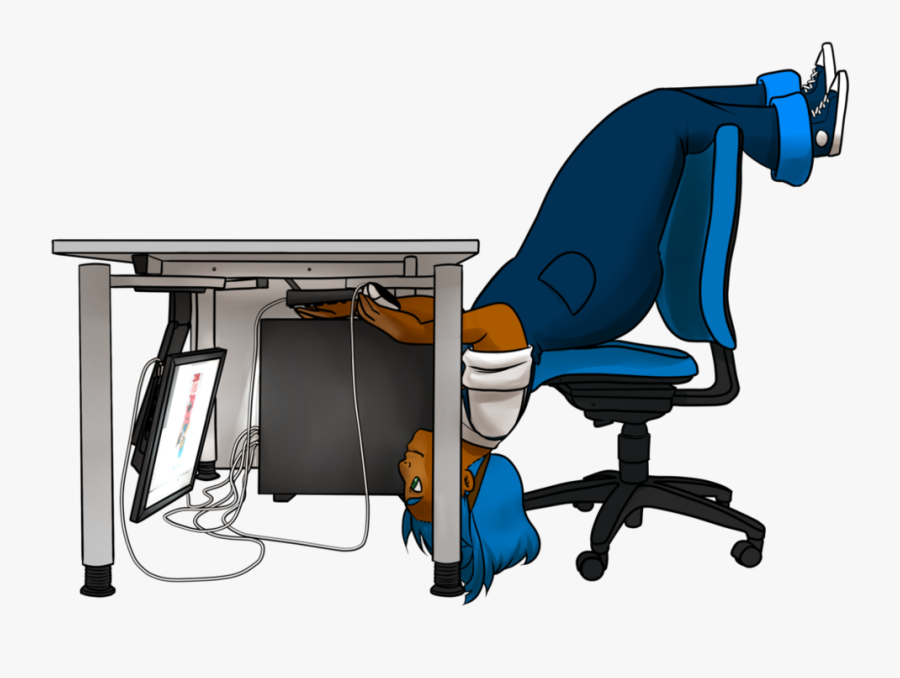 Betty Z Office Gymnastics By Broeckchen, Transparent Clipart