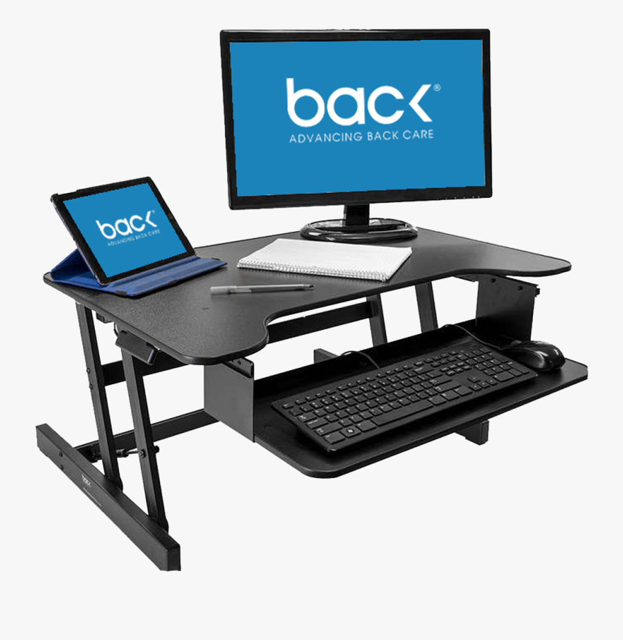 Transparent Sit At Desk Clipart - 升降 電腦 架 香港, Transparent Clipart