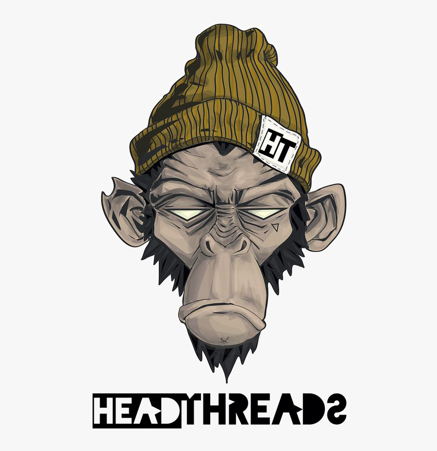 Transparent Cute Gorilla Clipart - Head Threads, Transparent Clipart
