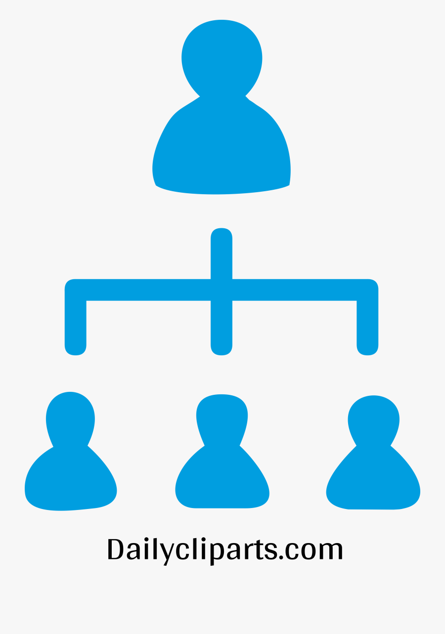 Boss 3 Managers Office Hierarchy Icon Image - Hierarchy Clipart, Transparent Clipart