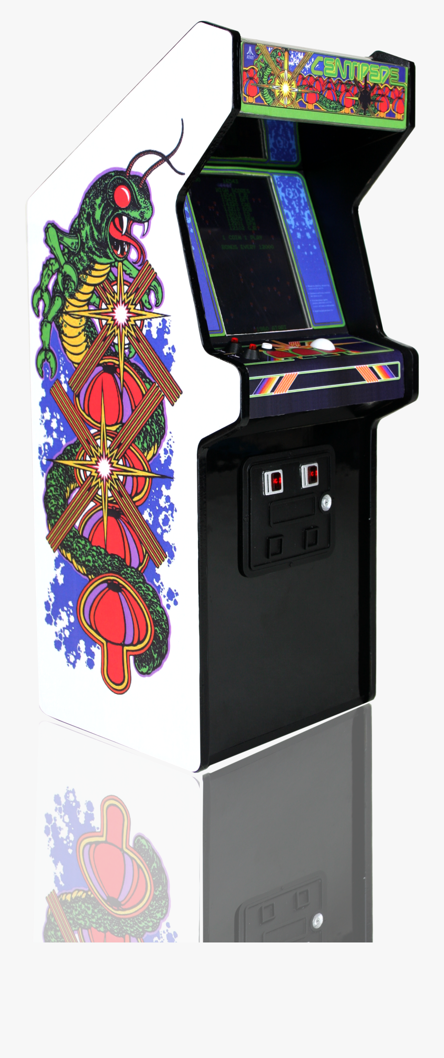 Atari Home Arcade Machine - Centipede Cabinet, Transparent Clipart
