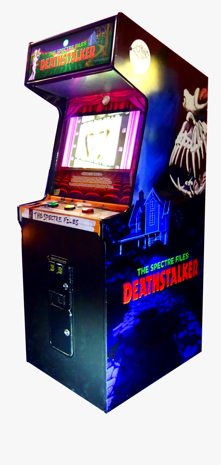 Transparent Arcade Cabinet Png - Video Game Arcade Cabinet, Transparent Clipart