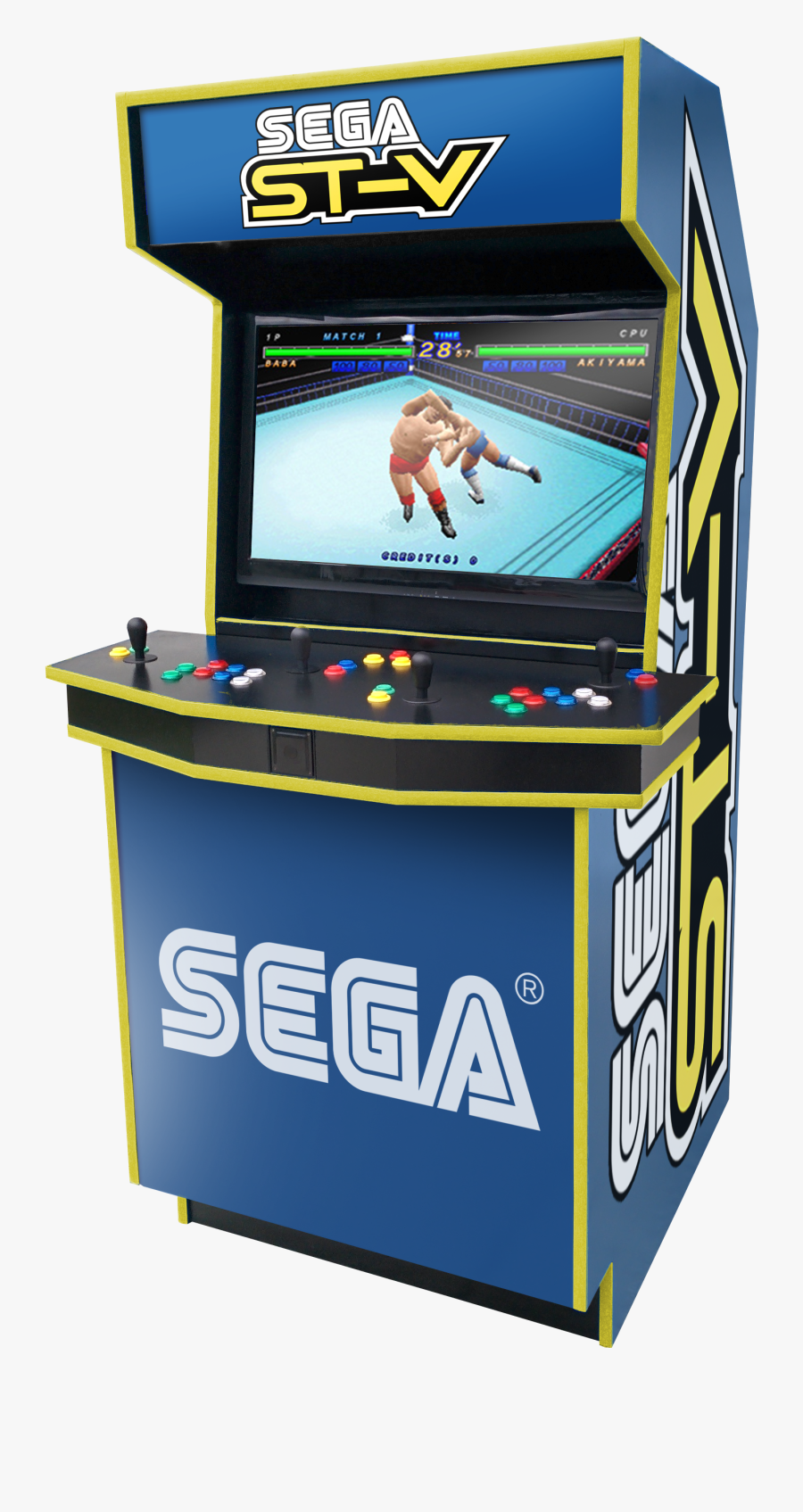 Sega St V Arcade Cabinet, Transparent Clipart