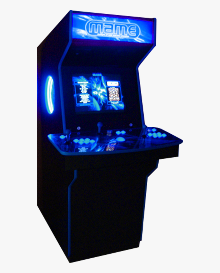 Neon Mame Left Side-1080 - Mame Arcade Cabinet Png, Transparent Clipart