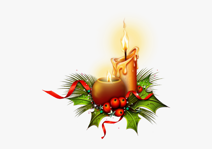 Bougies Tubes Candles Noel - Posada Navideña Png, Transparent Clipart