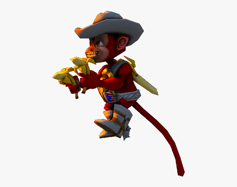 Cowboy Monkey - Monkey Dungeon, Transparent Clipart