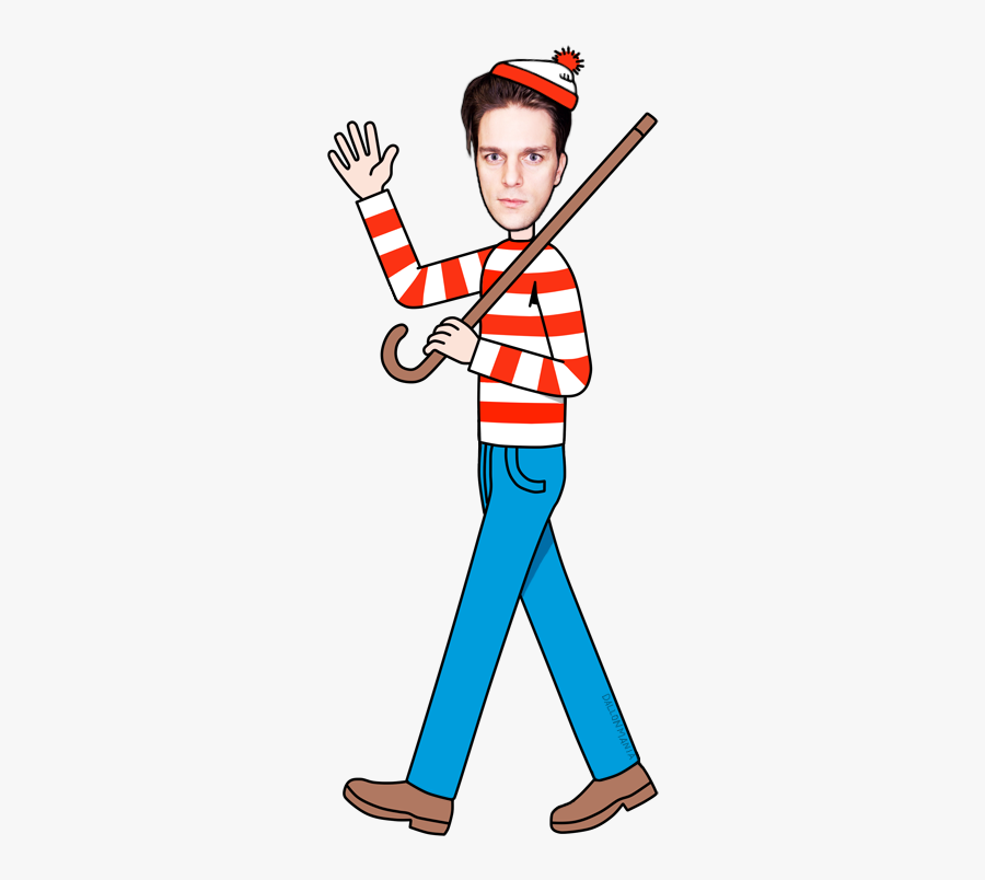 Where"s Wally Couple Costume Book Game - Wheres Waldo Png, Transparent Clipart