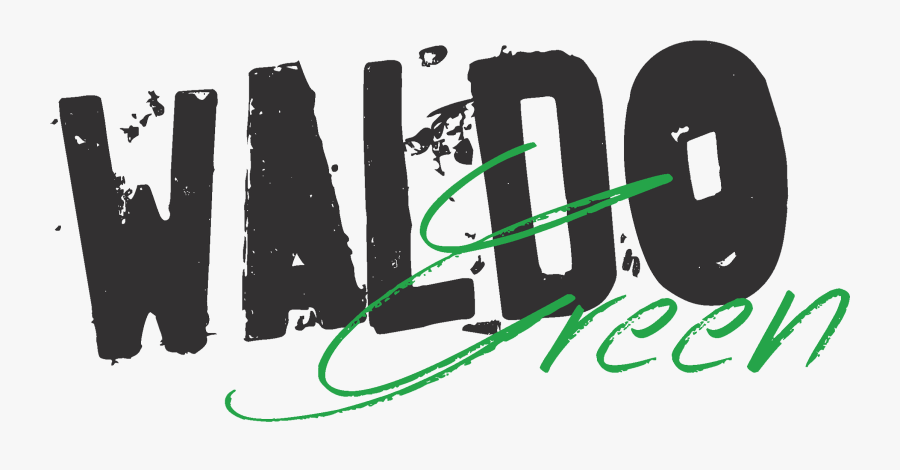 Waldo Green Calligraphy - Calligraphy, Transparent Clipart