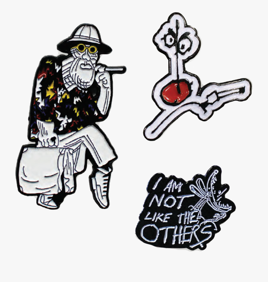Pins - Ralph Steadman Gonzo, Transparent Clipart
