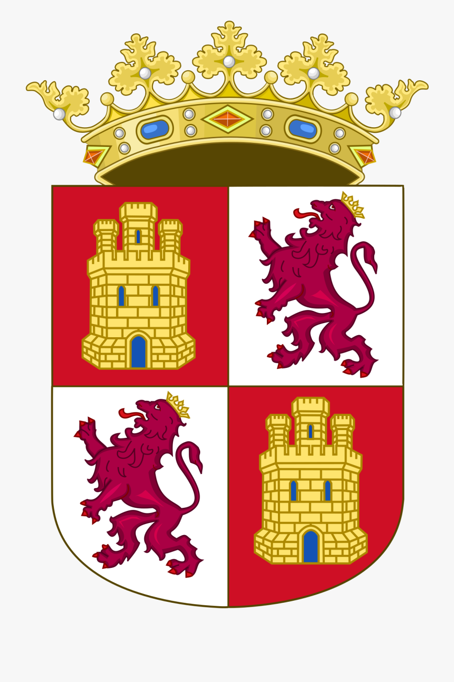 Coat Of Arms Castile - Castilla Y Leon Coat Of Arms, Transparent Clipart