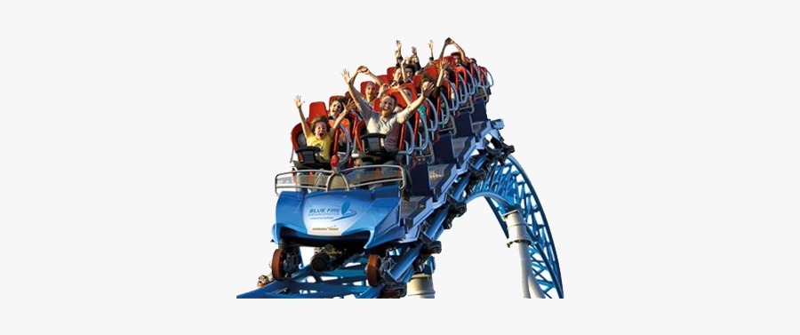 Theme Park - Roller Coaster Ride Png, Transparent Clipart