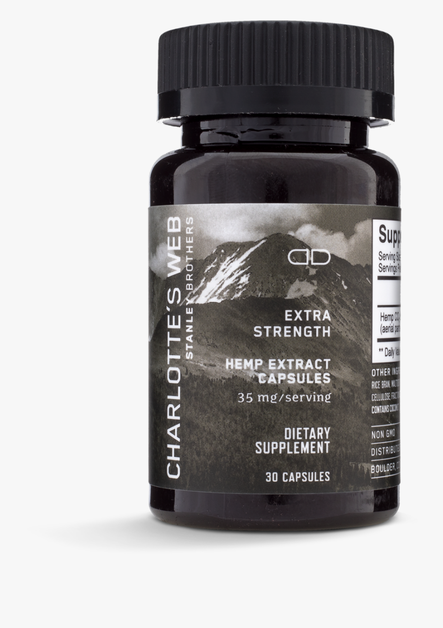 Charlottes Web Cbd Capsules - Charlotte's Web Hemp Capsules, Transparent Clipart