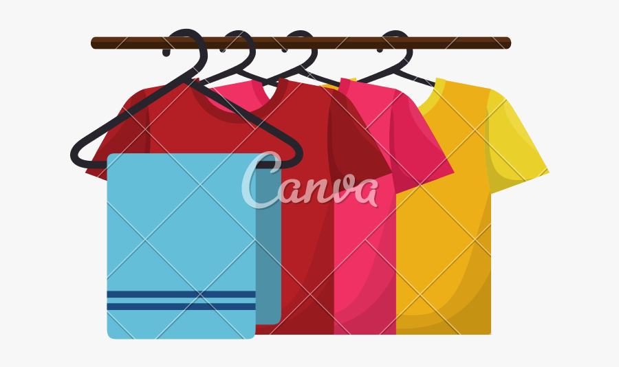 Laundry Drawing Hanged Clothes - T-shirt, Transparent Clipart