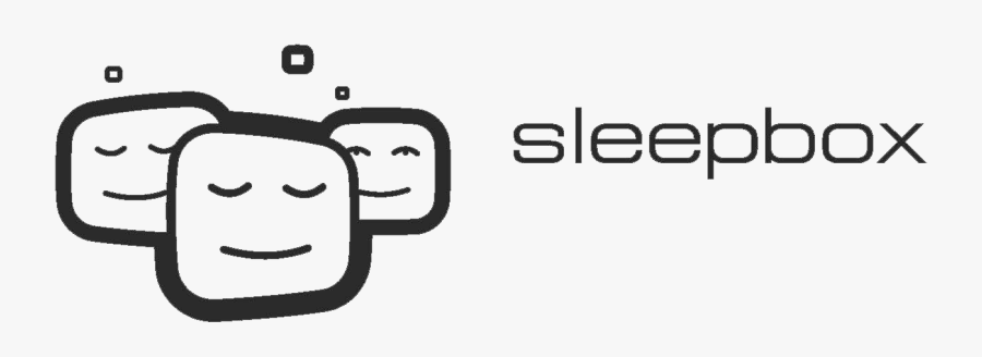 Sleeping Clipart Hotel Sign - Sleepbox Logo, Transparent Clipart