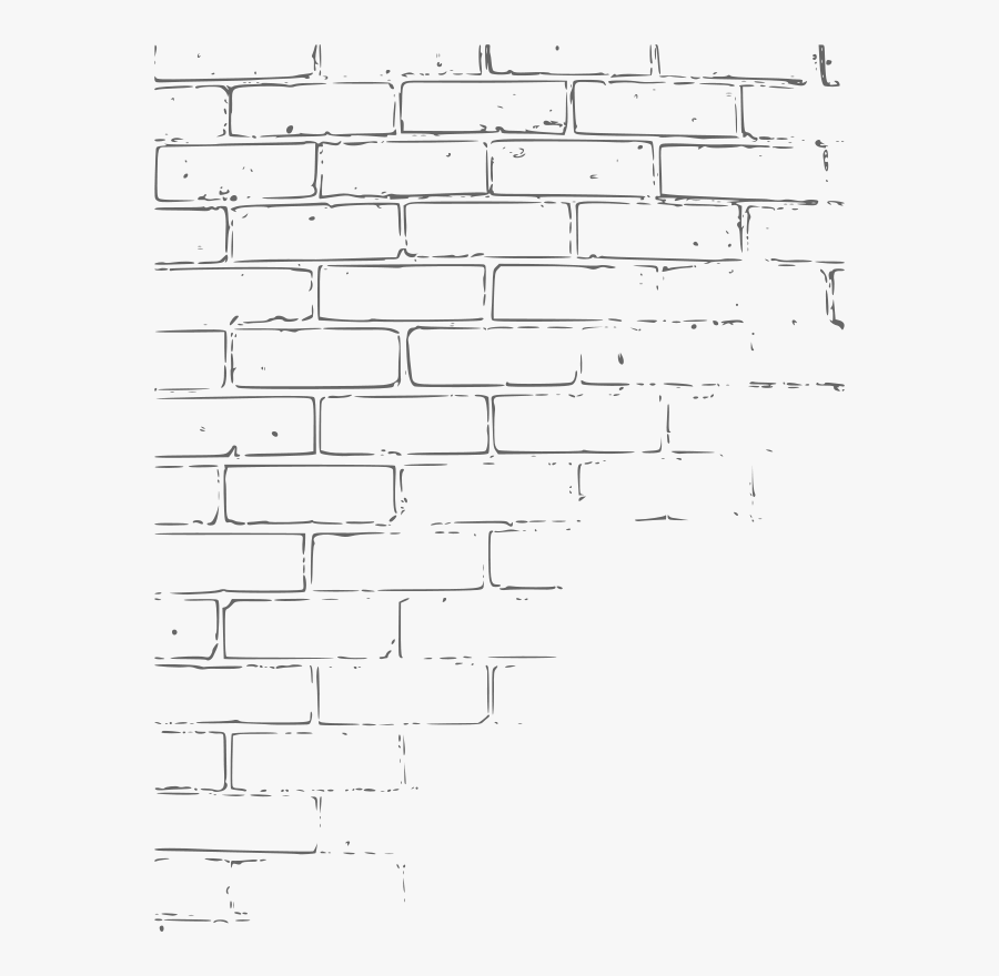 Wall Of Cartoon Brick -drawn Icon Clipart - Transparent Brick Wall, Transparent Clipart