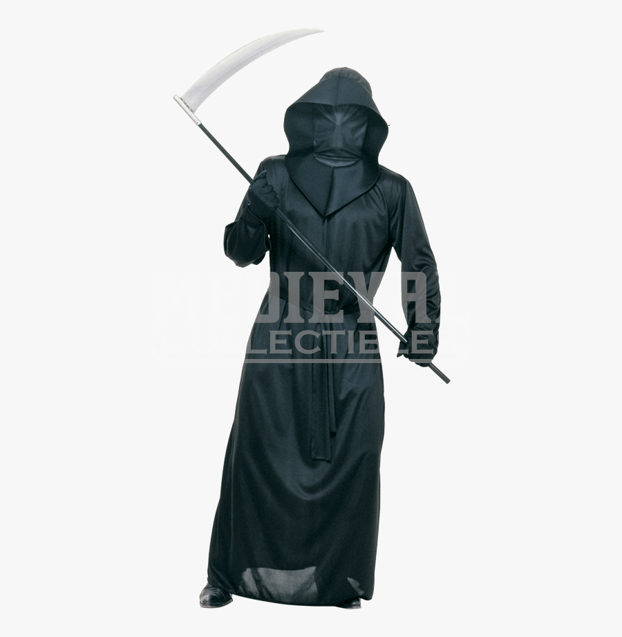 Clip Art Executioners Black Hooded Costume - Black Ghost Costume, Transparent Clipart