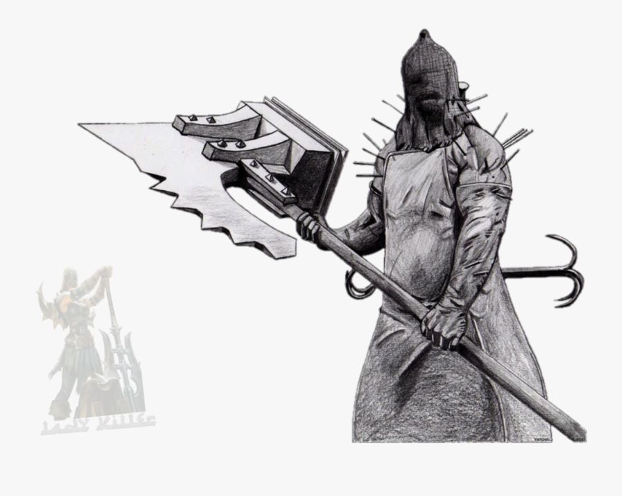 #verdugo #executioner #execution #hacha #axe #drawing - Executioner Drawing, Transparent Clipart