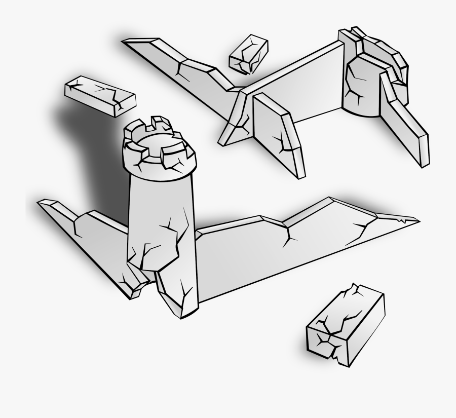 Ruins Drawing Fantasy - Ruins Clipart, Transparent Clipart