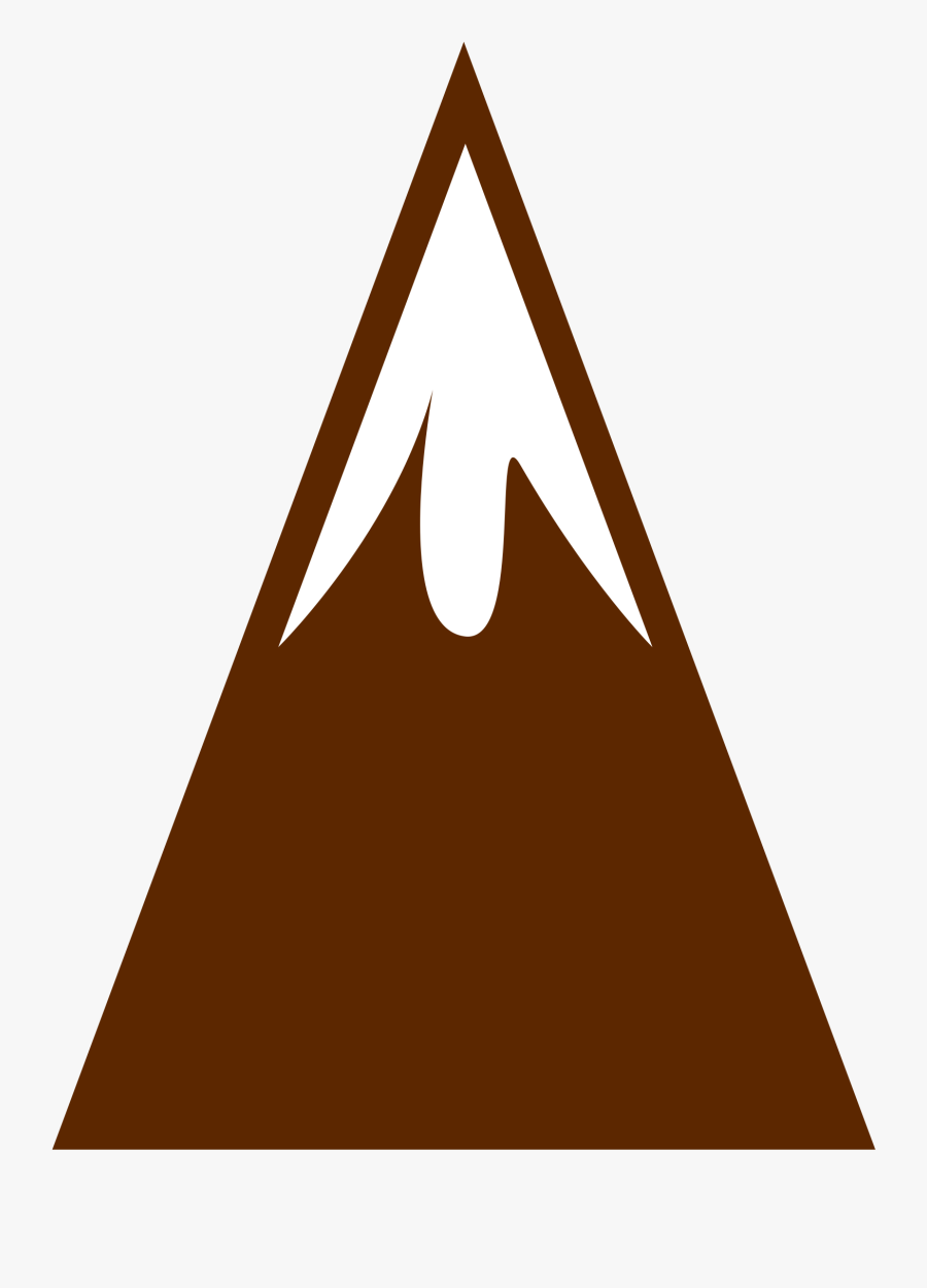 Mountain Png Drawing Brown, Transparent Clipart