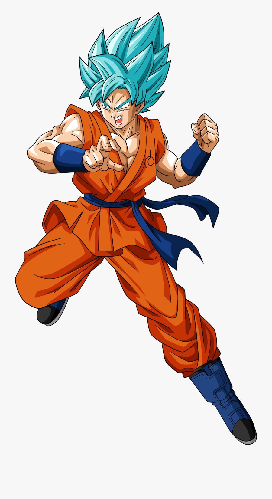 Goku Clipart Angel - Super Saiyan Blue Transparent, Transparent Clipart