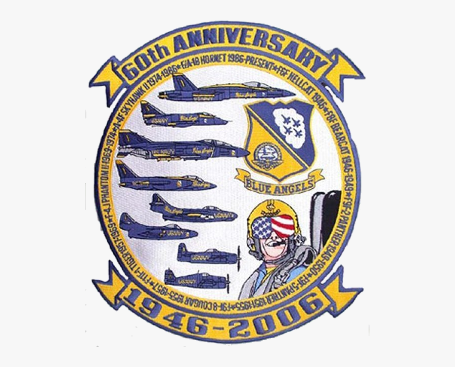 Transparent Blue Angels Png - Blue Angels Patch, Transparent Clipart