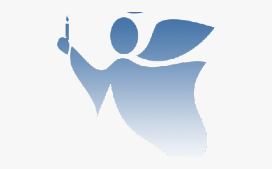 Blue Angel Cliparts - Anioł Szablon, Transparent Clipart