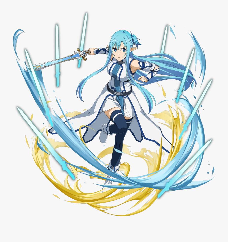 [swordsman Of Water] - Sword Art Online Memory Defrag 6 Star, Transparent Clipart