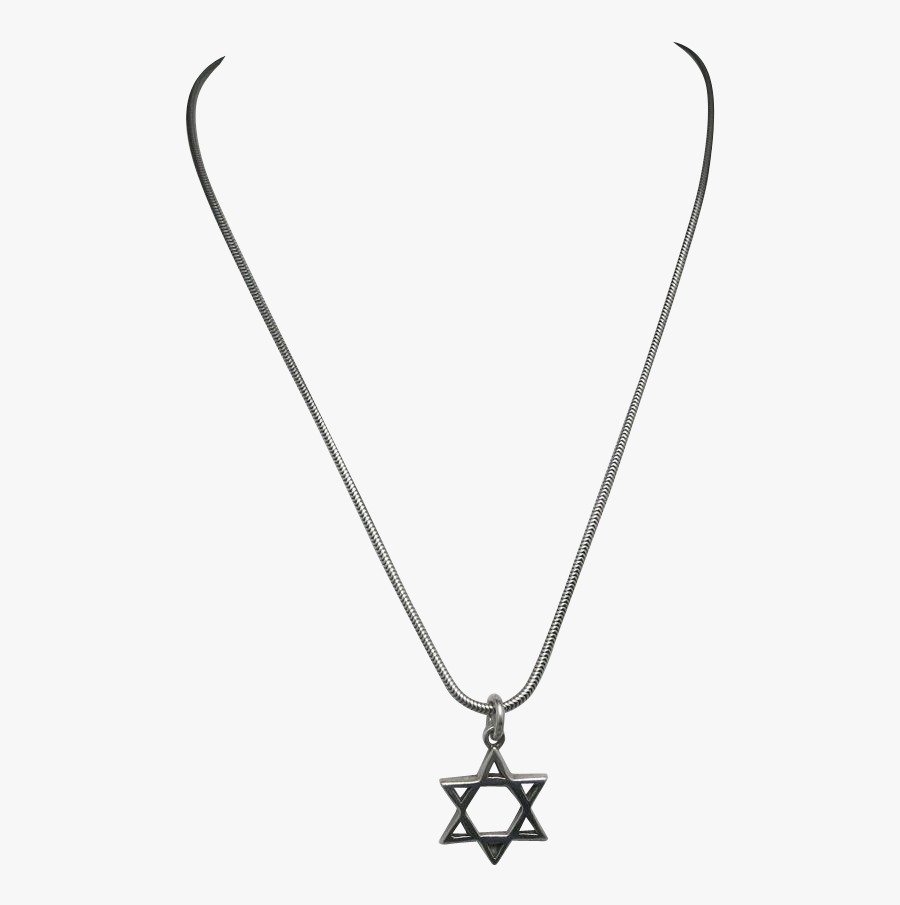 Star Of David Necklace Png - Jewish Star Necklace Transparent Background, Transparent Clipart