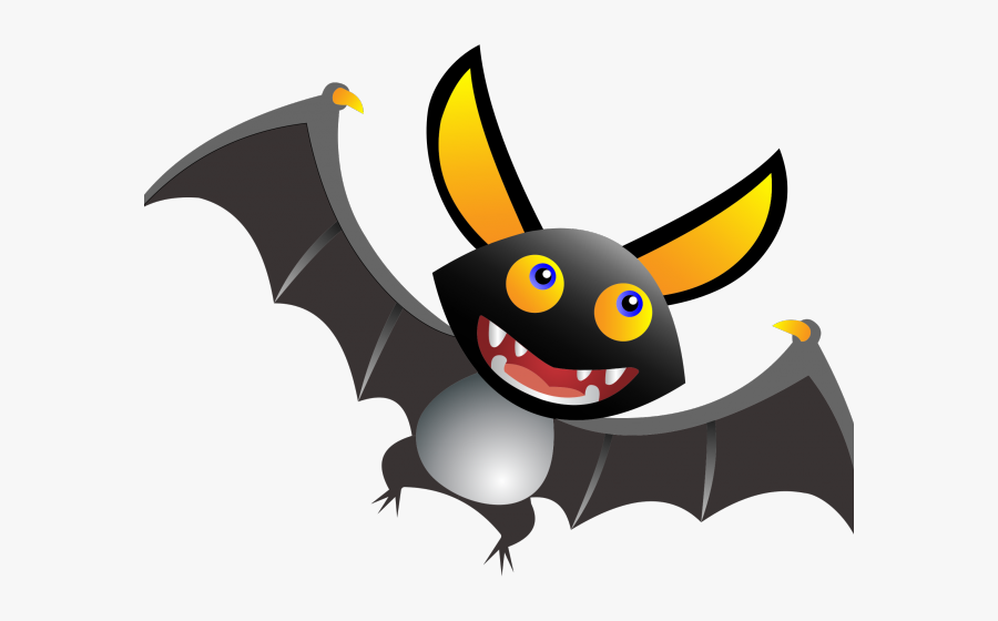 Clip Art Transparent Bats Ubisafe Hanging - Bat Cartoon, Transparent Clipart