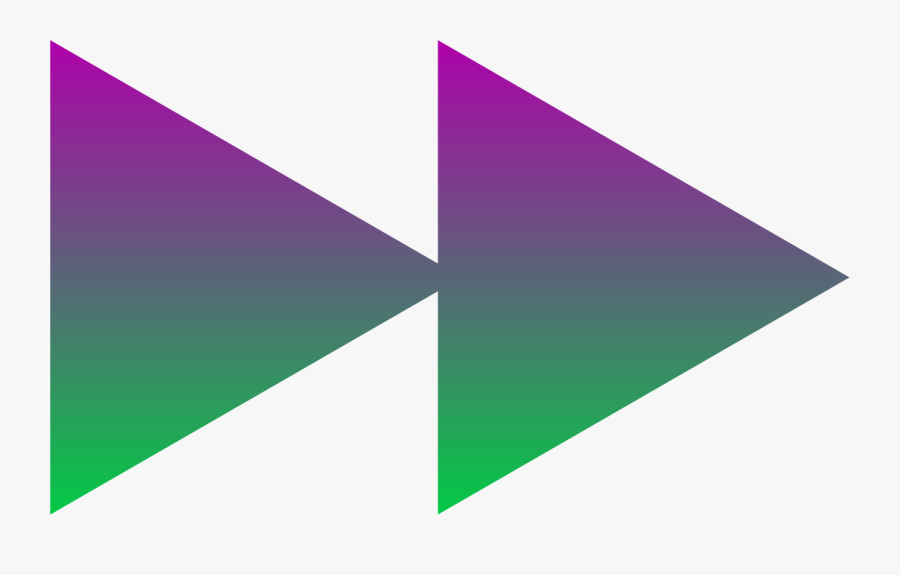 Double Arrow Play Clip Arts - Double Play Button Png, Transparent Clipart