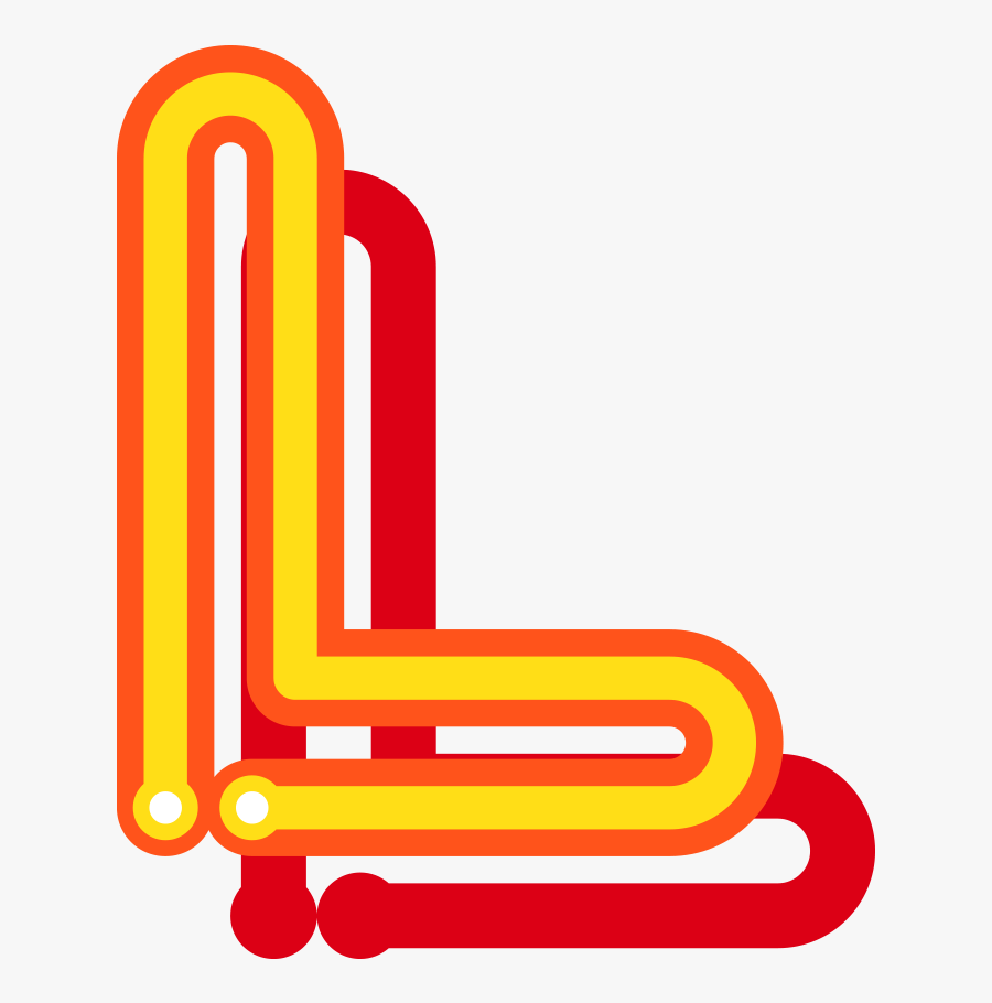 All Caps Yellow Letters - Letter Case, Transparent Clipart